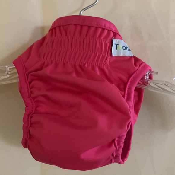 Teamoy Reusable Wrap Diapers for Male Dogs, Washable Puppy Belly Band Pink Small - Picture 7 of 12